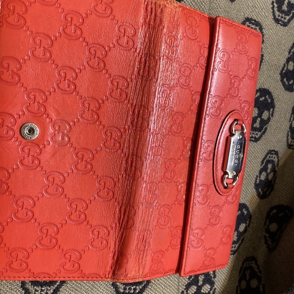 GUCCI Marmot Emblem Authentic Preloved Leather Wallet 231341-2091 - Picture 9 of 13